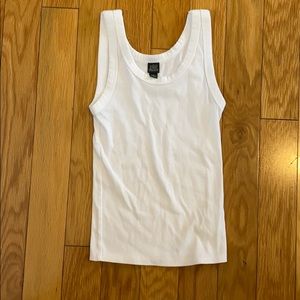 White tank top